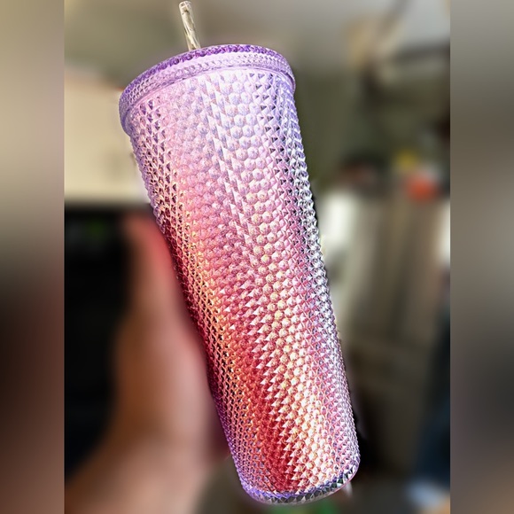 Starbucks Inspired 24oz Sakura Pink Glitter Studded Tumbler - Picture 2 of 10